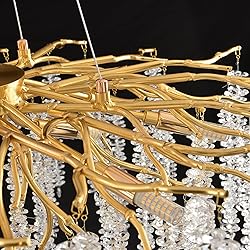 Puvaue Crystal Tree Branches Chandeliers Luxury