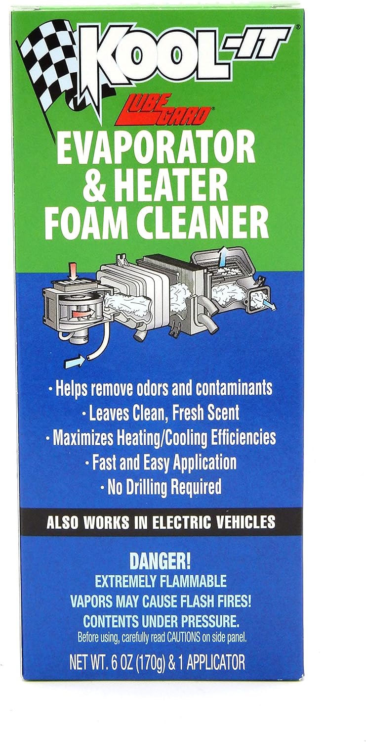 Lubegard 96030 Kool-It Evaporator and Heater Foam Cleaner: Automotive