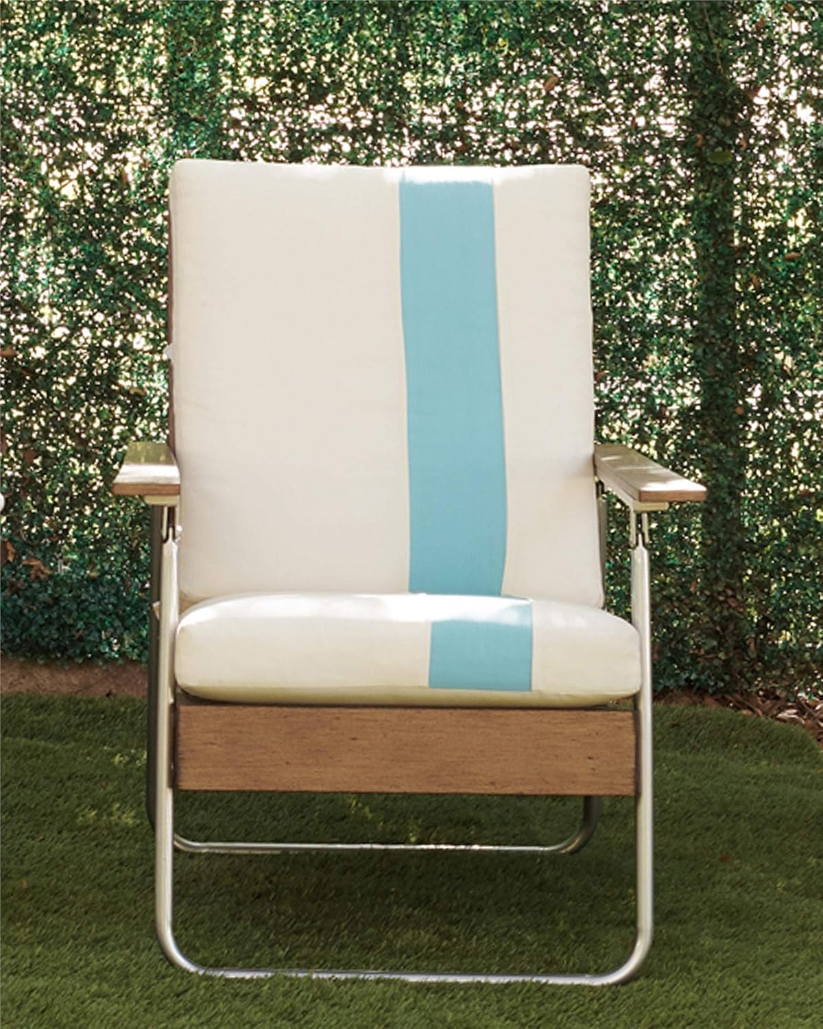 Novogratz 88066WTQ1E Poolside Lila Outdoor Lounge Chair, Turquoise : Garden & Outdoor