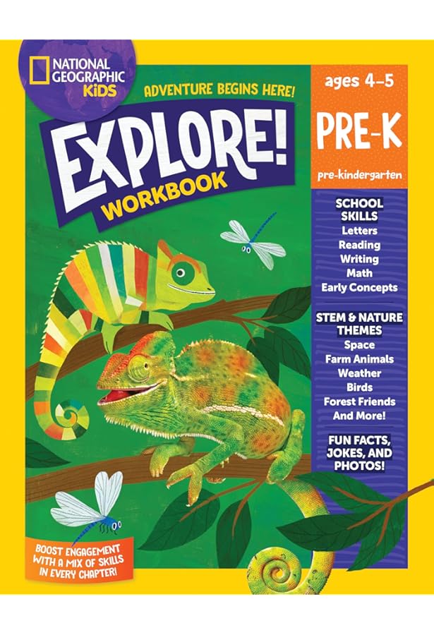 National Geographic Kids Explore! Workbook Kindergarten: National
