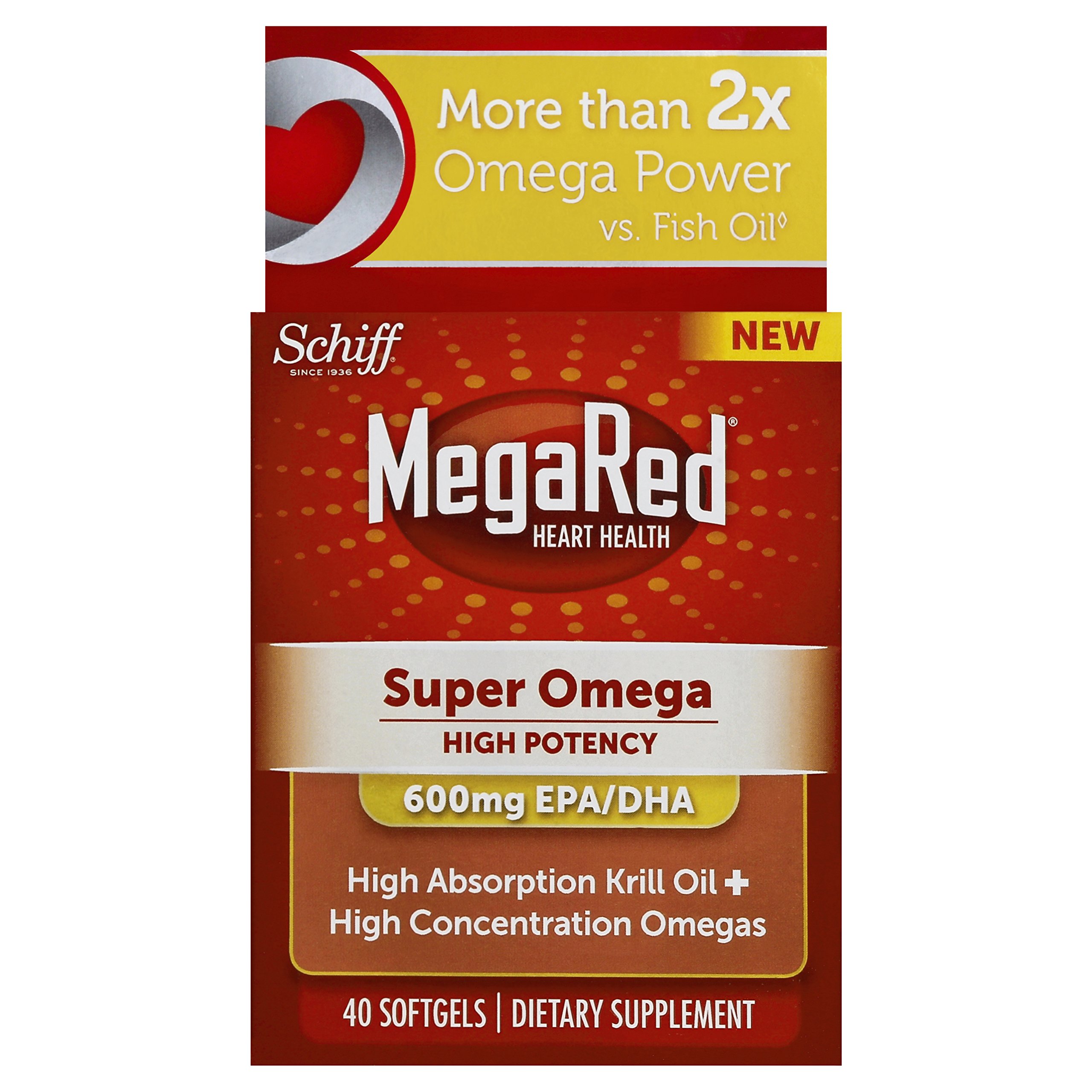 MegaRed Super Omega 3 Krill OilHigh Absorption 100 Pure Antarctic