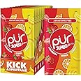 PUR Jumbo Gum | Aspartame Free Chewing Gum | 100% Xylitol | Natural Strawberry, Banana, Orange Flavor, 20 Pieces (Pack of 10)