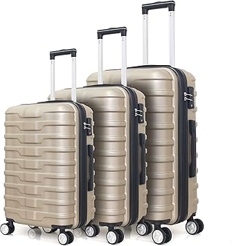 merax flieks aluminum frame suitcase