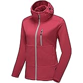 Little Donkey Andy Women's Winter Lightweight Warm Fleece Running Jacket Breathable Thumbholes Thermal Hiking Jacket