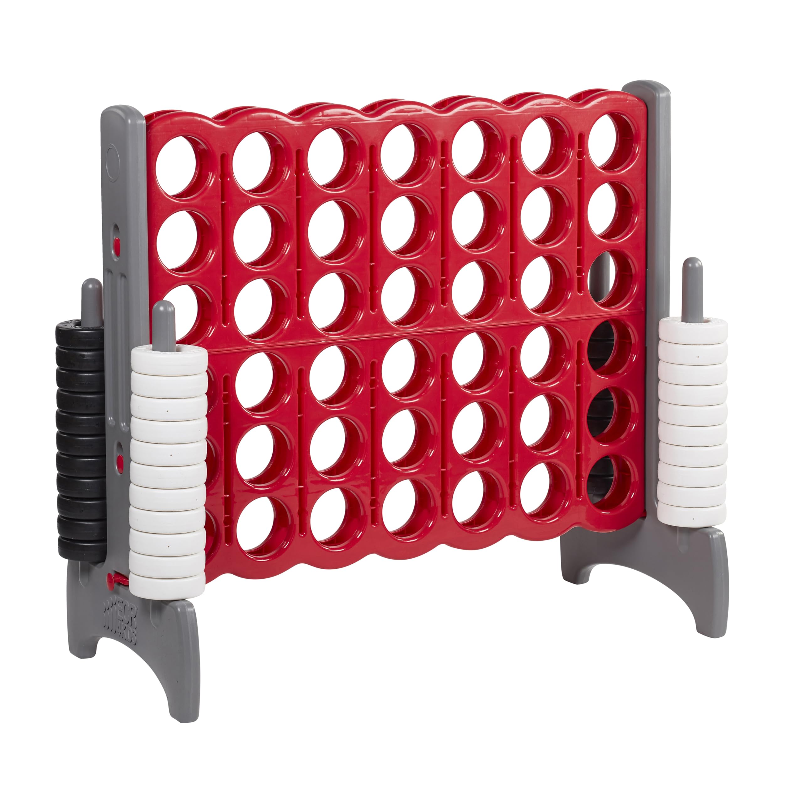 ECR4Kids Jumbo 4-To-Score, Giant Game, Red/Grey Image