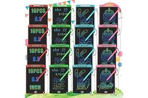 LCD Writing Tablet for Kids Bulk 8.5" Reusable Doodle Board Educational Drawing Pad for Kids for School Party Favor Return Gi