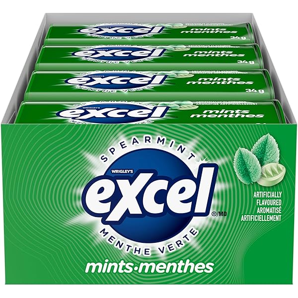 EXCEL, Winterfresh Flavoured Mints, 34g, 8 Count : Amazon.ca