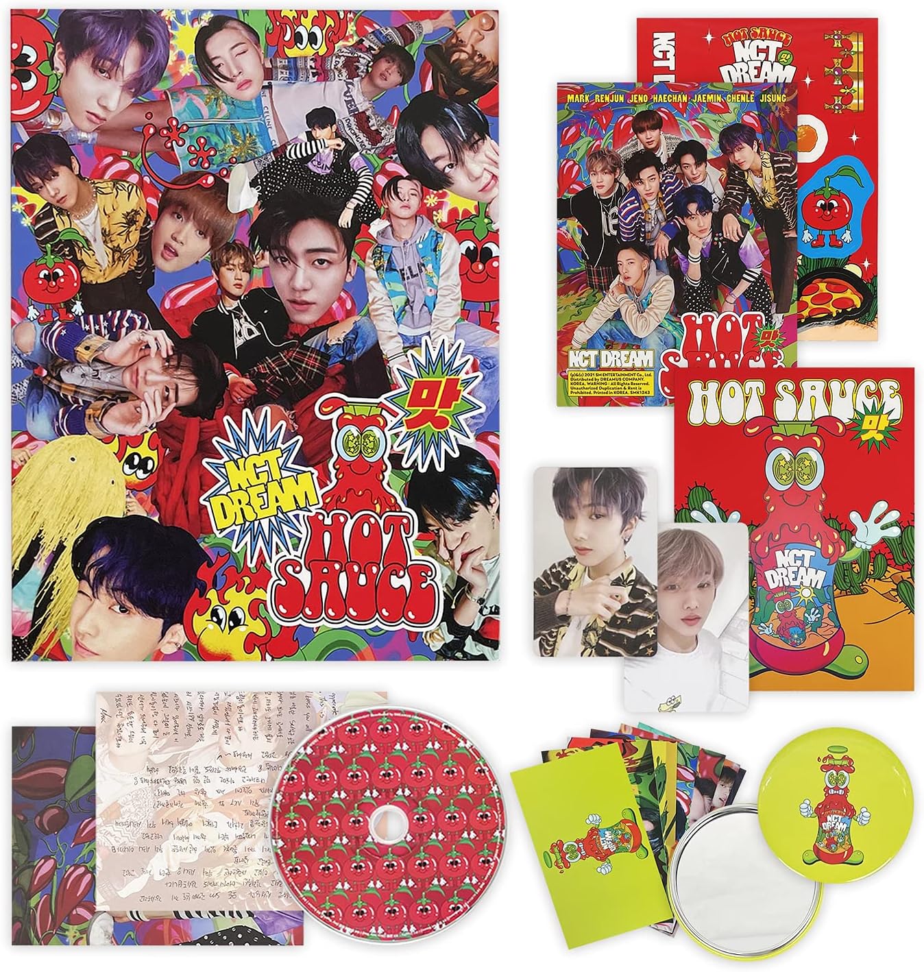 NCT DREAM 1st Full Album HOT SAUCE [ CRAZY Ver. ] CD + Photobook