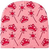 Axepet Elphaba Galinda Matching Beanie Wicked Friendship Winter Hat Crown Witch Hat Knit Hats for Christmas Party Fans Party