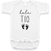 Pineapple Pancake Kids Hola Tio Surprise Pregnancy Announcement for Spanish Uncle | New Baby Announcement Gift for Brother