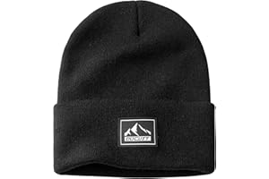 DOCVIT Knit Cuffed Beanie Warm Winter Hats Unisex Skull Knit Cap Fashion Ski Hat for Men and Women