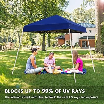 Amazon Co Jp 8フィートx8フィート 傾斜脚テント アウトドア ポータブル インスタントポップアップ キャノピー テント ウェディング ディナー バーベキューパーティー テント キャノピー サンシェード ガゼボシェルター スポーツ アウトドア