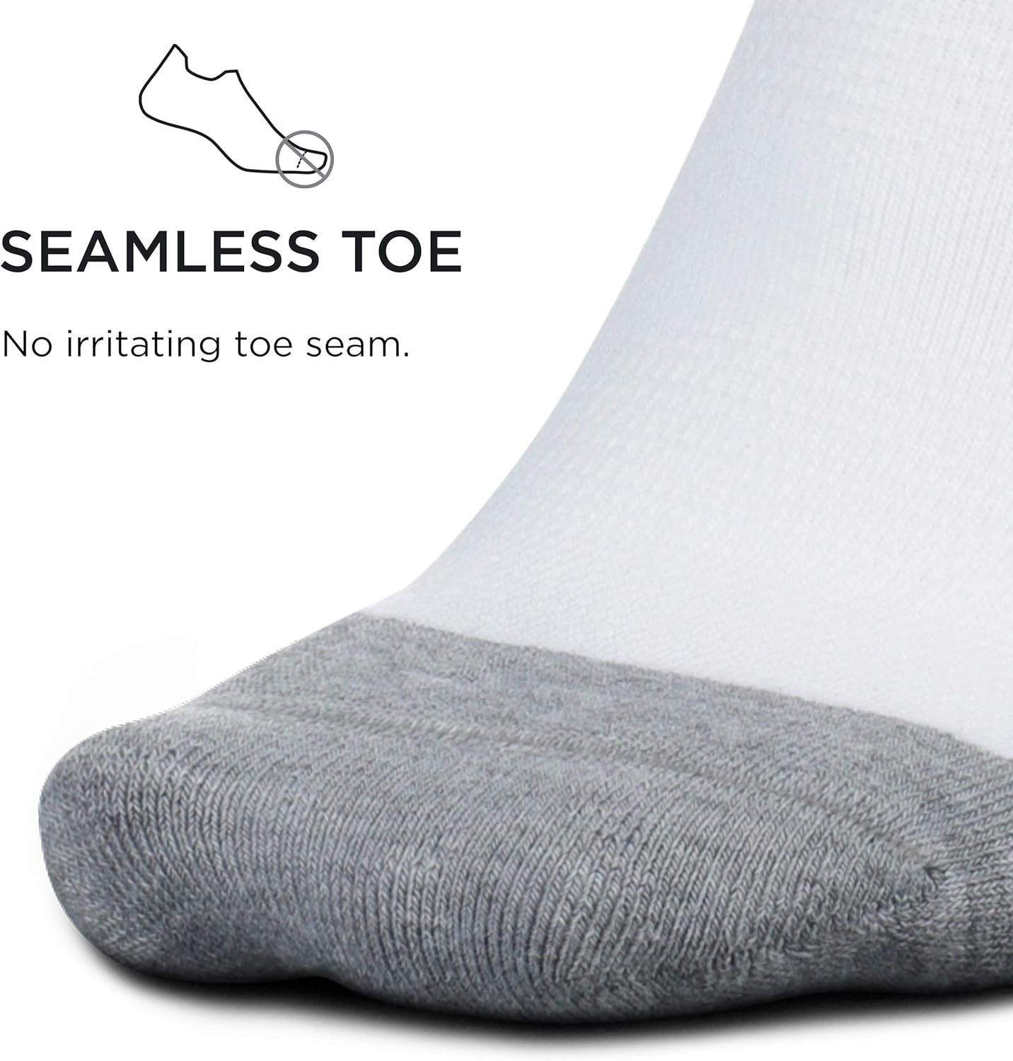 Feetures Unisex Elite Max Cushion No Show Tab Sock Block at  Men’s Clothing store