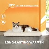 MORA PETS Self Heating Cat Bed 61 x 45 cm Non-Slip Removable Cover view 2