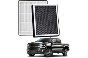 NWGL CF11966 Cabin Air Filter with Activated Carbon Compatible with Silverado(2019-2023), Blazer(2019-2023), Colorado(2015-2022), Corvette(2020-2023), GMC SIERRA (2019-2024).