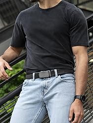 CHAOREN Mens Belt Leather Ratchet Belt
