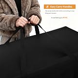 Dokon Garden Furniture Cushion Storage Bag Waterproof 175x55x75cm Black view 5