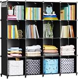 HOMIDEC 16 Cube Storage Bookcase Shelving Unit Modular Organizer