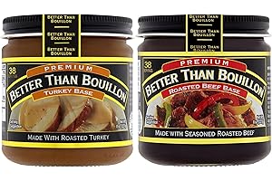 Better Than Bouillon Variety Pack (8.00 Ounce (Pack of 2), Turkey + Beef)