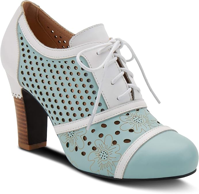 Amazon.com | Spring Step L'Artiste Women's Oxfeel Ankle Strap Sandal Mint Green Multi EU 38 / US 