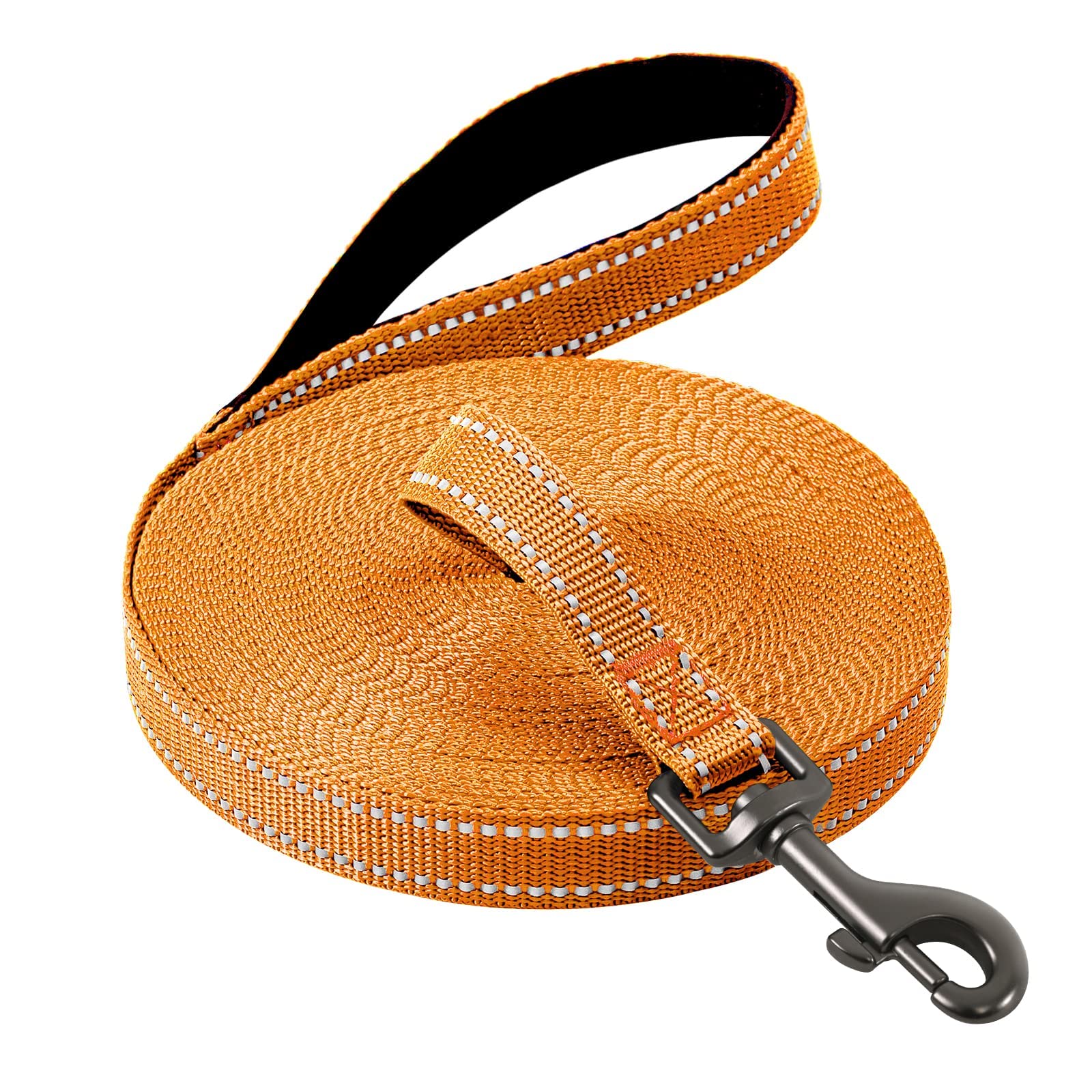 COMSLE Long Leads for Dog Training, 3m/5m/10m/15m/20m Strong Extra Long Line Dogs Lead with Handle, Light Nylon Puppy Training Lead Dog Leash for Pet Recall Tracking Obedience Camping Play Outdoor