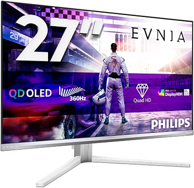 Philips Evnia 27M2N8500 27 Inch OLED QHD 360 Hz FreeSync G-Sync HDR400