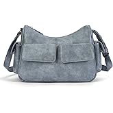 APHISON Shoulder Bag for Women, Vegan Leather Purses Bags for Ladies Trendy, Multi Pockets Handbags