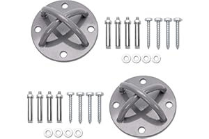 LSR LORESO LORESO Wall Ceiling Anchor - Heavy Duty Mount Bracket for Trapeze Suspension Straps, Yoga Swings, Hammock, Boxing Punching Bags, Body Strength Gym Equipment and Battle Ropes