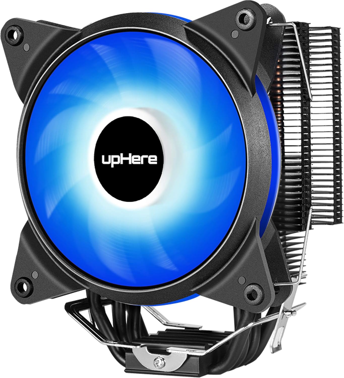 Buy UpHere CPU Air Cooler,5 Heat Pipes,Anodized Aluminum Fins,120mm PWM