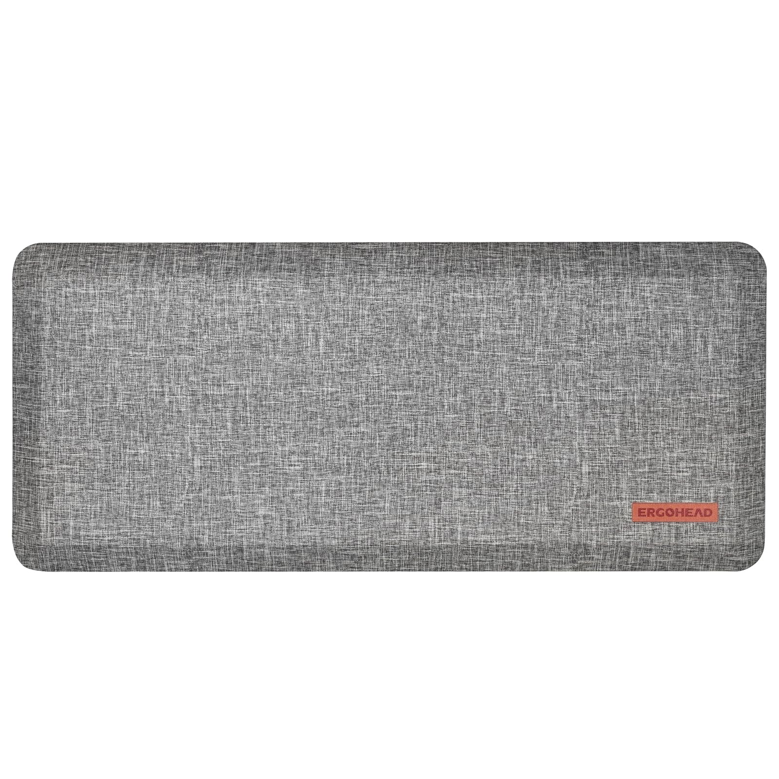 Ergohead Anti Slip 7/8 inchs Anti Fatigue Kitchen Floor Mat, Ergonomic Comfort Standing Mat, Waterproof Kitchen Runner for Home, Kitchen, Office, Laundry, Garage (Light Gray, 17.3