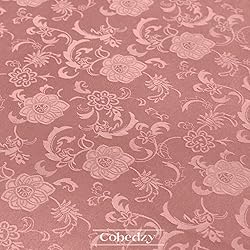 Cobedzy Rose Gold Satin Fabric by The Yard - 5