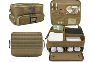 BISKLNDN 2 Layer Golf Trunk Organizer, Golf Car Locker with Individual Ventilated Compartment for 2 Pairs Shoes, Golf Car Storage Organizer for Balls, Clothes, Tees, Gloves, Accessories