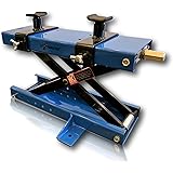 Liftmaster 1100 LB Motorcycle Center Scissor Lift Jack with Safety Pin Hoist Stand Bikes ATVs