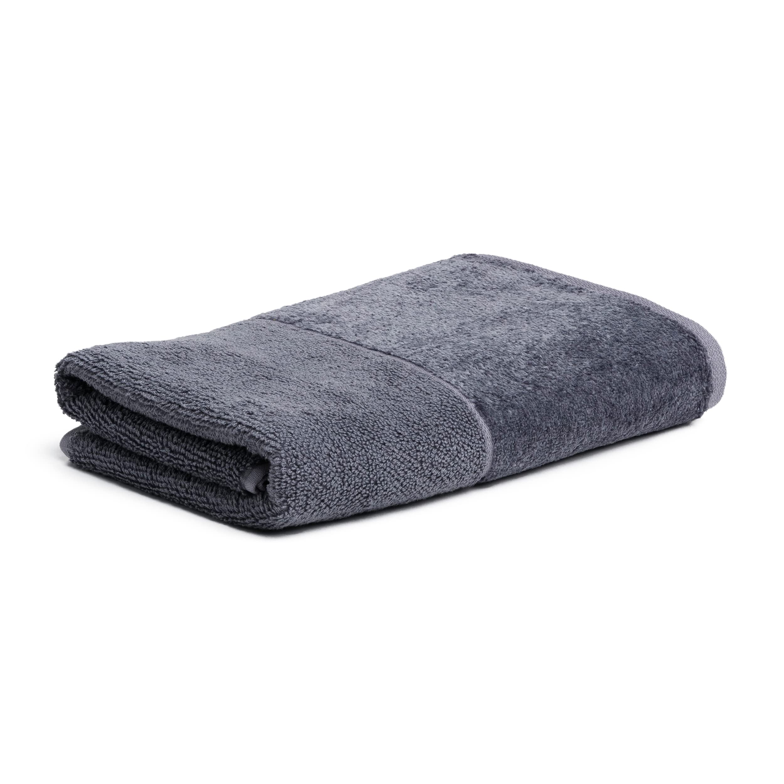 Möve Bamboo Luxe towel 50 x 100 cm made of 60% cotton / 40% viscose from bamboo cellulose, stone