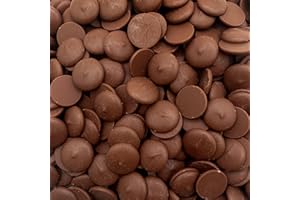 LAETAFOOD Merckens Milk Chocolate Melting Wafers | 2 Lb Bag | Bulk Baking Candy | Smooth Creamy Coating Discs for Dipping, Molding, Drizzling & Dessert Crafting