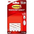 Command Small Refill Adhesive Strips, Damage Free Hanging Wall Adhesive Strips for Small Indoor Wall Hooks, No Tools Removable Adhesive Strips for Living Spaces, 20 White Command Strips