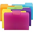 Smead SuperTab File Folder, Oversized 1/3-Cut tab, Letter Size, Poly, 18 per Pack (10515)