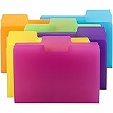 Smead SuperTab File Folder, Oversized 1/3-Cut tab, Letter Size, Poly, 18 per Pack (10515)