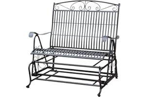 International Caravan Outdoor Double Patio Glider