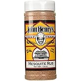 John Henry's East Texas Mesquite Rub BBQ Seasoning Spice - 13 OZ