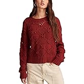 Lucky Brand Womens Bobble Crew