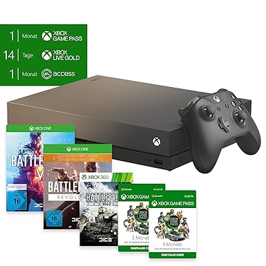 Xbox One X Battlefield V Gold Rush Special Edition Bundle + Xbox Game Pass 6 Monate