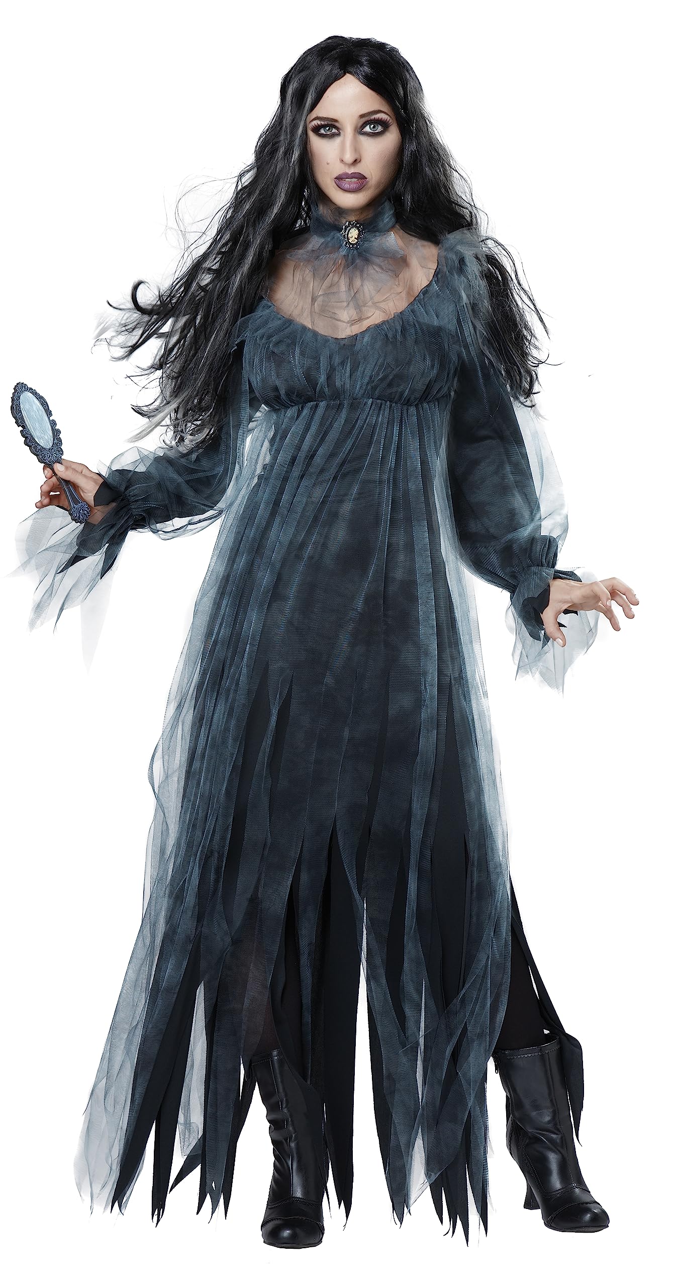 Zombie Bride Bloody Mary Halloween Ladies Fancy Dress Costume (Women: 4-6)