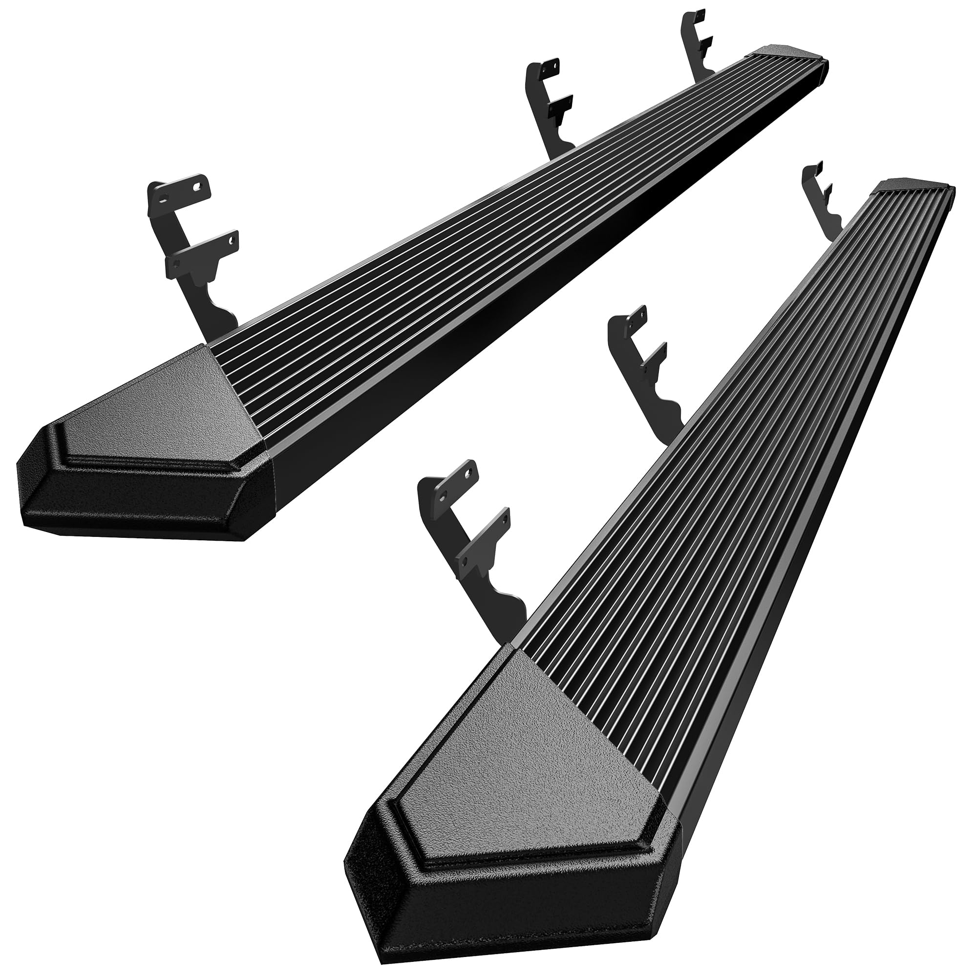 Photo 1 of ***UNKNOWN DAMAGES*** YITAMOTOR 6.5 inches Running Boards Replacement for 2015-2026 Ford F150 SuperCrew Cab, 2017-2024 F250 F350 Super Duty Crew Cab, Side Steps Nerf Bar Rails, Black