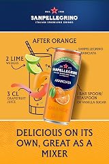 San Pellegrino Italian Sparkling Orange Drink 12 x 330ml Can 64k Cals Per Can view 5
