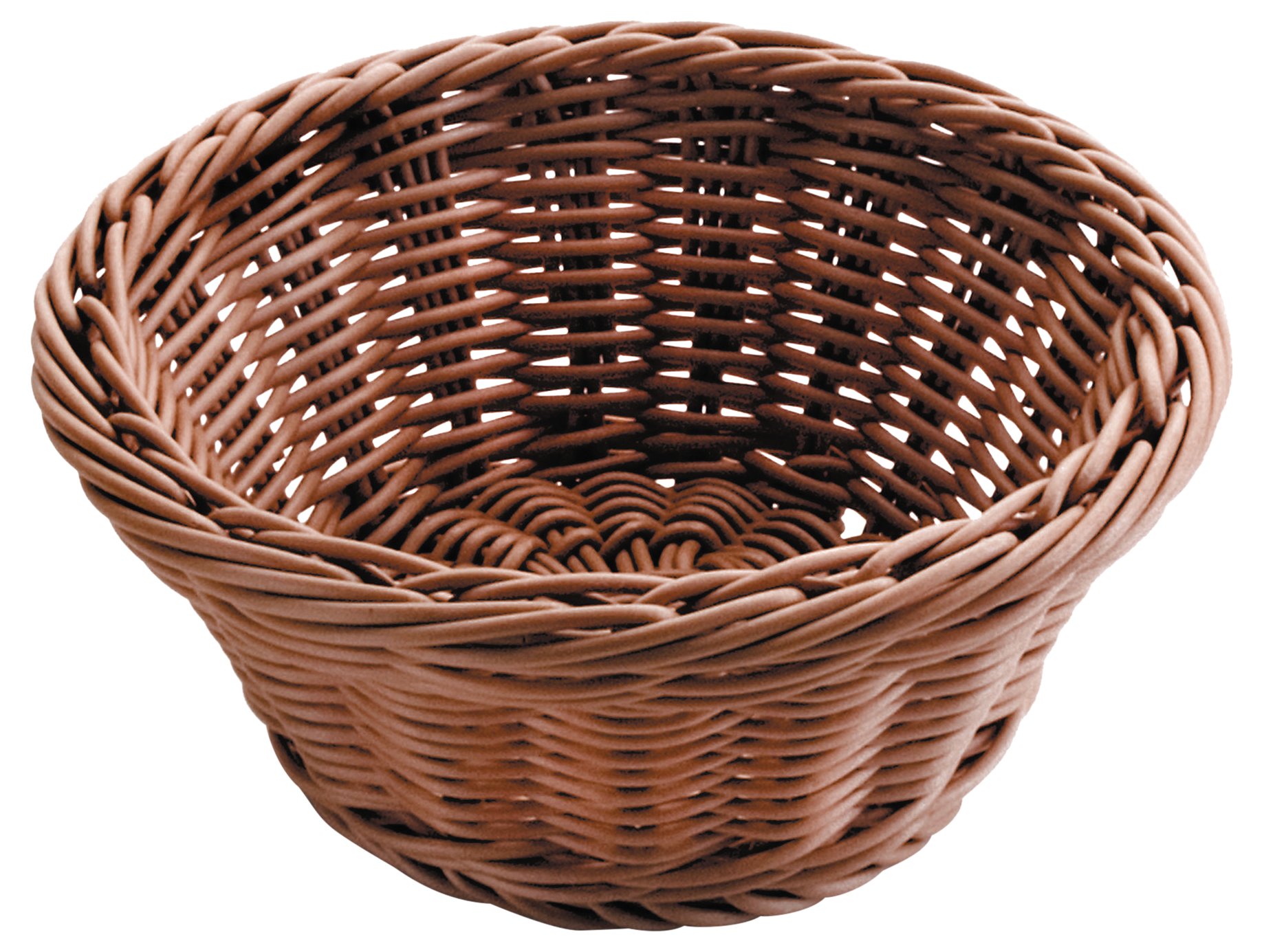 Lacor Round Bread Basket Brown, Polypropylene, 21 x 8 cm