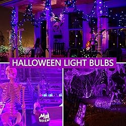 Gonhom 4 Pack A19 LED Purple Light Bulb,9 Watt