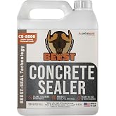 Concrete Sealer - 9500 Ready to Use, 1 Gallon Covers up to 150-400 sq ft (Single Coat)| Penetrating Paver Sealer, Salt &amp; Water Repellent| DOT Approved Silane/Siloxane for Stone, Patio, Driveway, Brick
