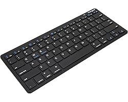 Targus Multi-Platform Bluetooth Keyboard Slim Compact Design with Scissor Switch Keys, Battery Life Indicator Compatible with