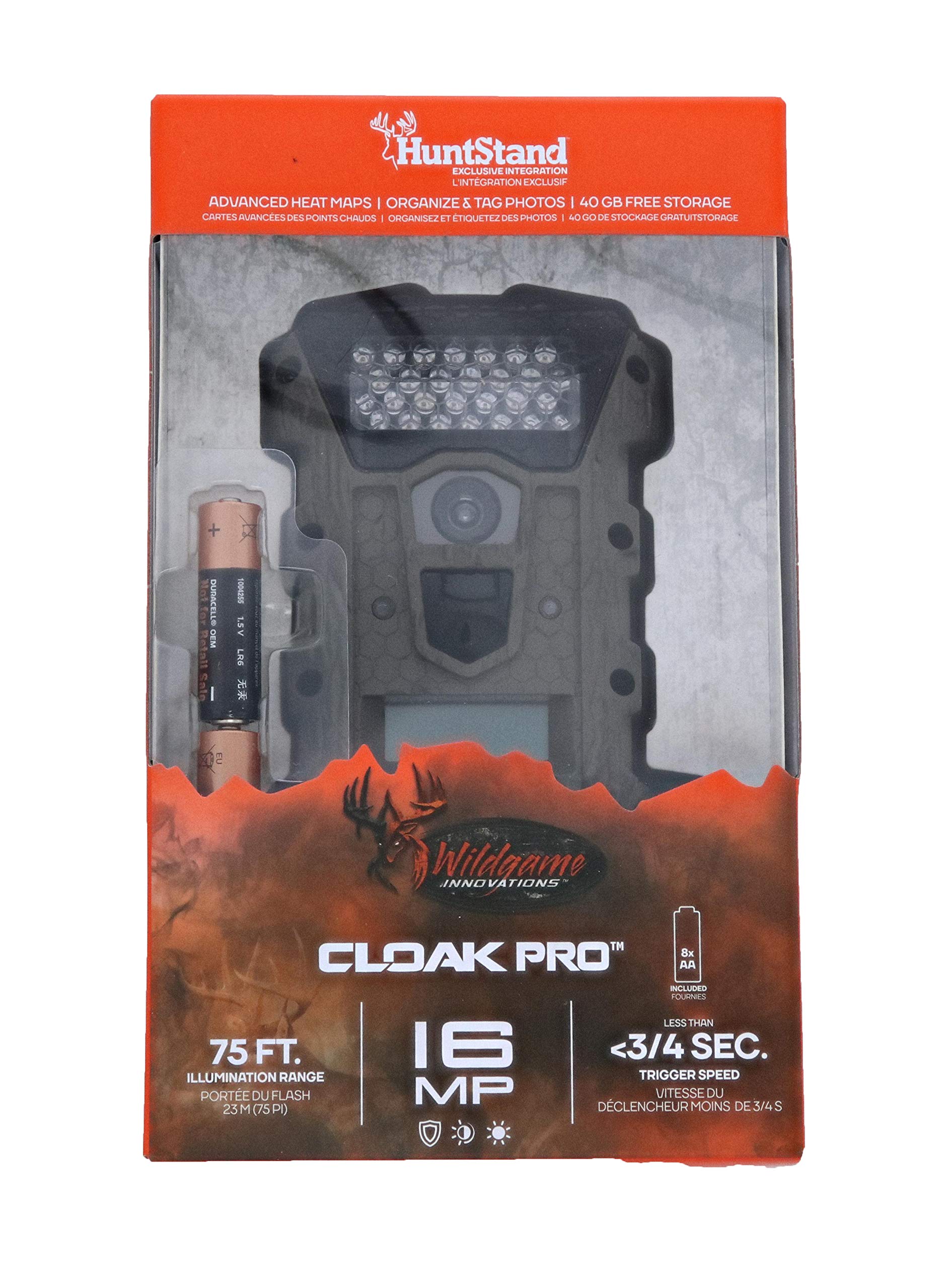 Wildgame Innovations Cloak Pro 16MP Trail Game Camera (8X AA